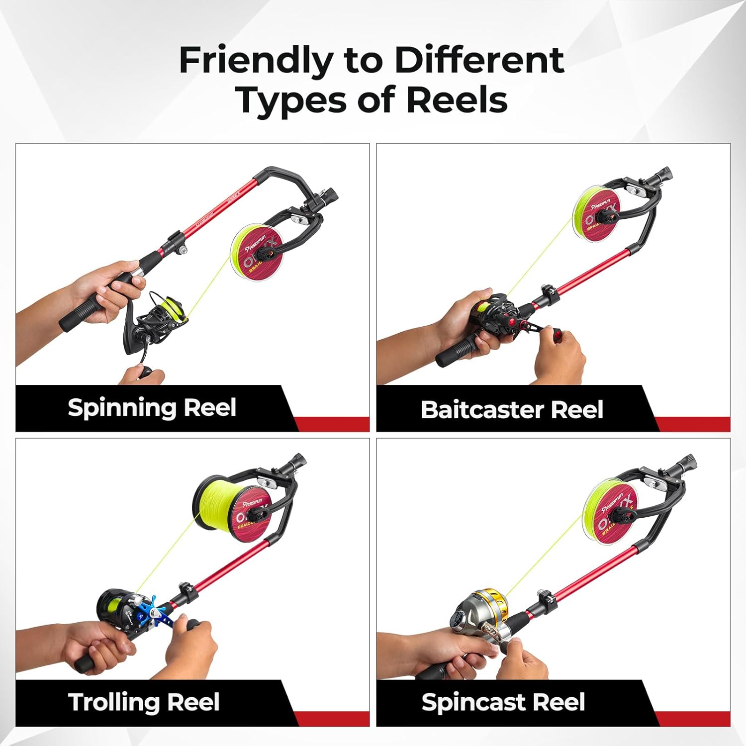 Piscifun Speed X Fishing Line Winder with Unwinding - Spooling Station for Spinning, Cast, and Spincast Reels - Image 6